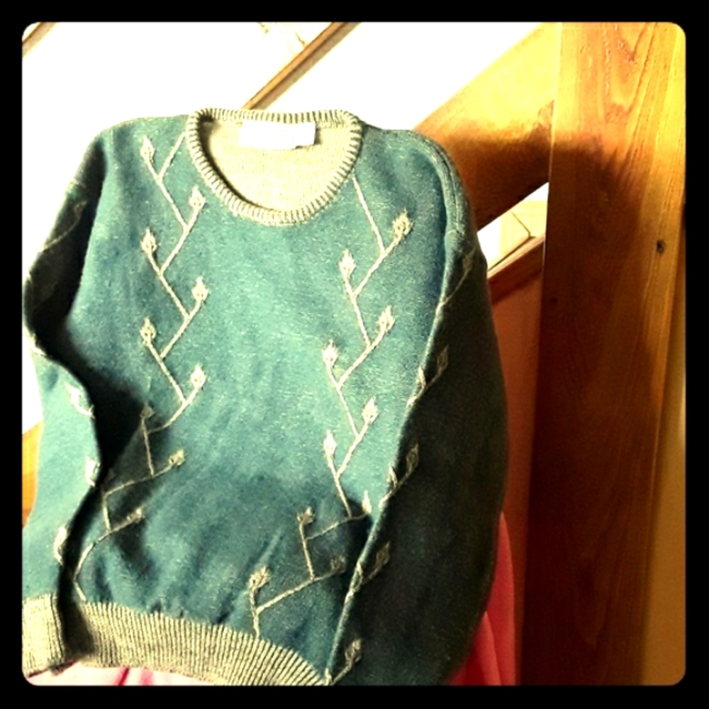 WEATHERVANE 100% WOOL SWEATER
